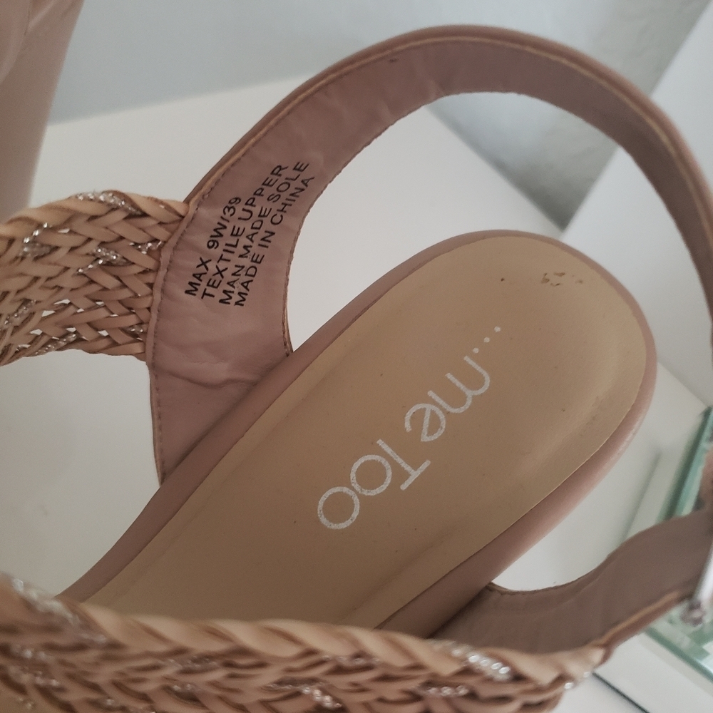 🌟Boho Chic Espandrille Braided Strap Open Toe Wedges🌟 - Picture 7 of 9